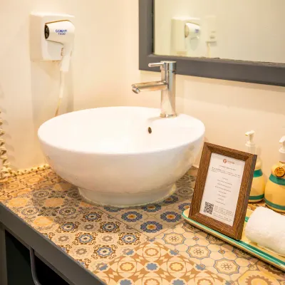Habitación Deluxe doble - baño Hotel Fontán Reforma Ciudad de México Habitación Deluxe doble - baño Hotel Fontán Reforma Ciudad de México