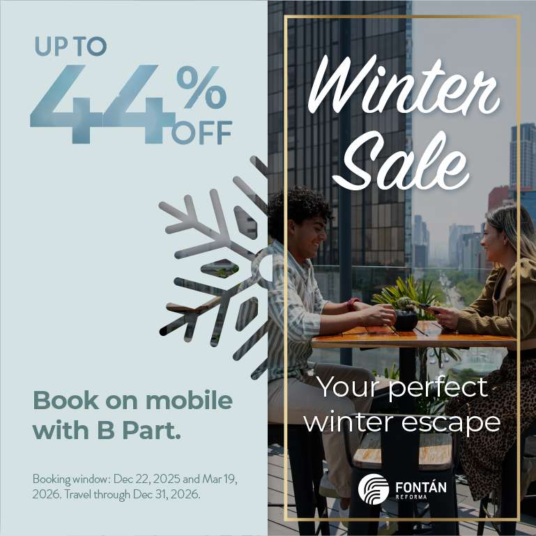 It's Celebration Time- 35% Off - Hotel Fontan Reforma - December 2023